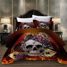 Skull Duvet Quilt Cover Set