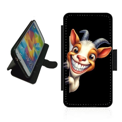 Goat phone case wallet flip - wallet,