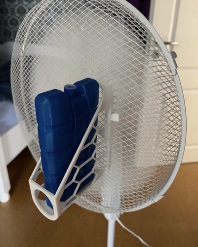 Fan mounted ice - ice, pack