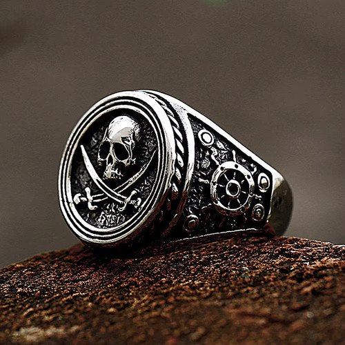Men gothic skull - men, ring