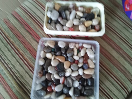 Large number tumbled - number, of