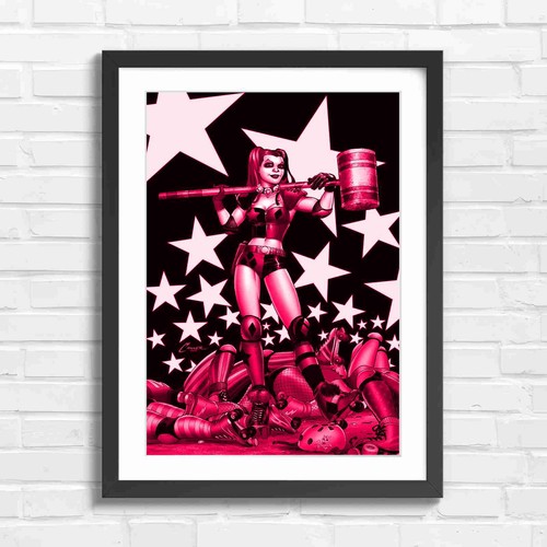 Bold comic book harley quinn - bold,