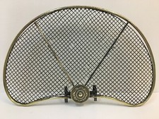 Antique Georgian Brass Peacock Fan Fire Guard Spark Screen Fireplace (QP304)