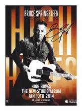 BRUCE SPRINGSTEEN AUTOGRAPHED SIGNED A4 POSTER PHOTO PRINT
