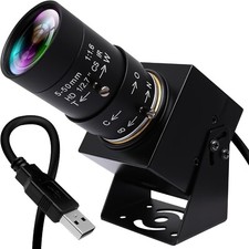 ELP Global Shutter USB Camera 90 fps High Speed USB Camera with 5-50 mm 10x