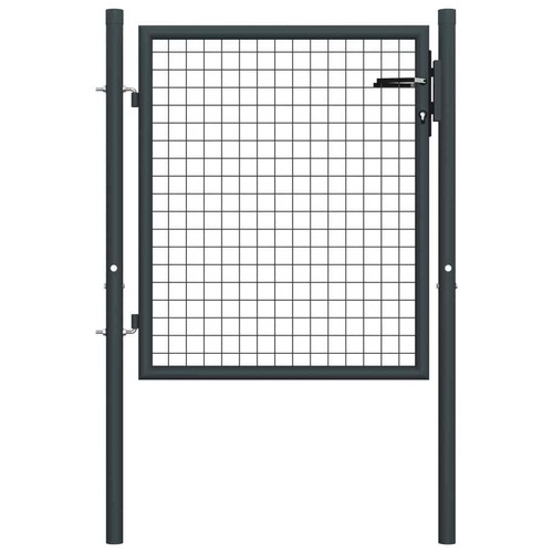 Mesh garden gate galvanised - mesh,
