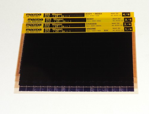Microfiche spare parts catalog - parts,