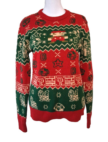 Super mario brothers sweater - super,