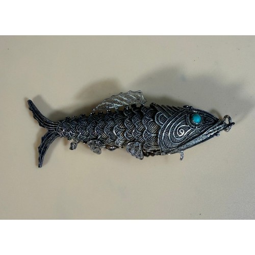 Vintage koi fish sterling - koi,