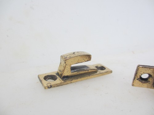 Antique brass door latch - brass,