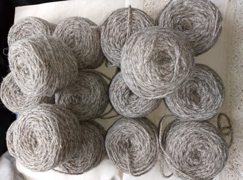 Balls natural berber rug - balls, of