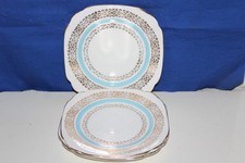 ROSLYN BONE CHINA - THREE SIDE PLATES