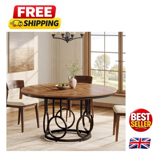 Inch round farmhouse dining - 47-inch,