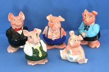 Natwest Piggy Banks (x5) - Woody, Lady Hilary, Annabel, Maxwell, Sir Nathaniel