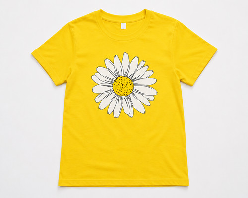 Ladies daisy flower shirt - ladies,