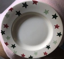 Emma Bridgewater CHRISTMAS STARS 10.5" DINNER PLATE - chip