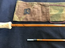 Rave Vintage Hardy The C C De France 9ft split cane fly rod 1945