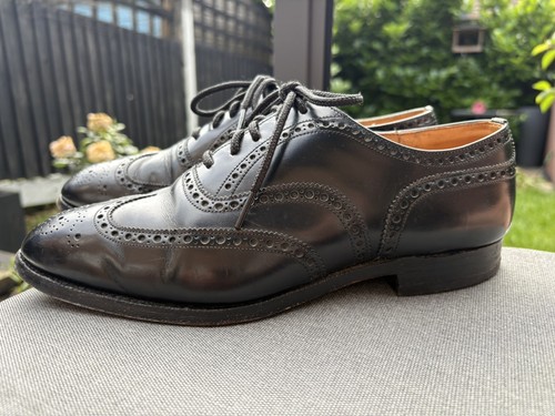 Church burwood black leather - black,