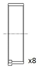 Big end bearings for dacia - big,