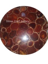 15" Agate Coffee Table semi