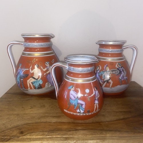 Three graduated antique l - three, g.l