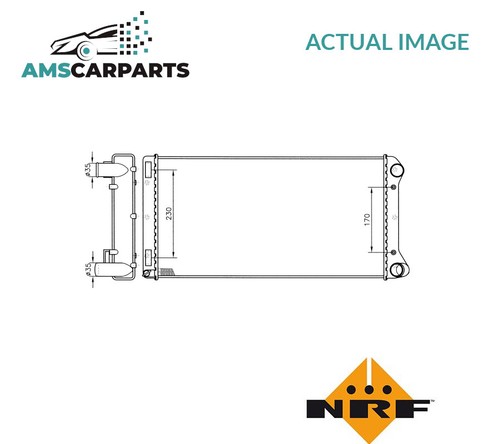 Engine cooling radiator 53229 - engine,