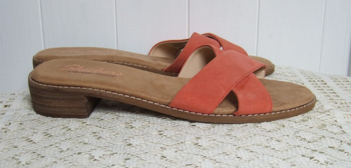 Skechers peach coral pink - skechers,