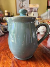 Vintage Green Denby Coffee Pot