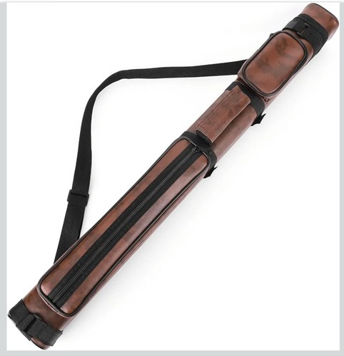 Pool cue case faux brown - cue,