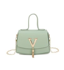 Women's Leather Look Golden V