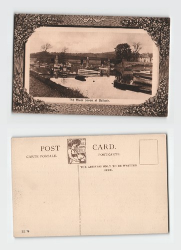 Postcard the river leven - the,