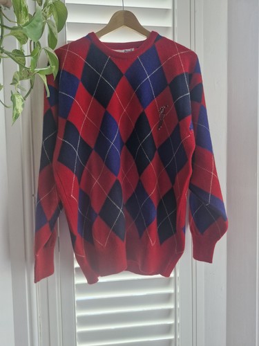 Vintage 80s pringle nick faldo - 80s,