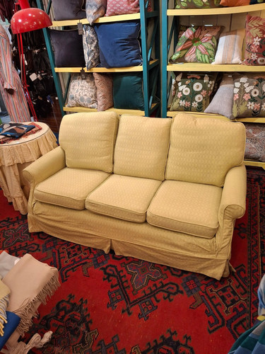 Vintage loose cover seater - vintage,