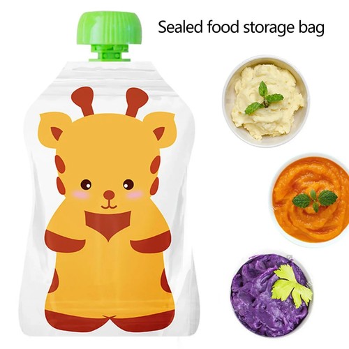 8pcs reusable baby food - reusable,