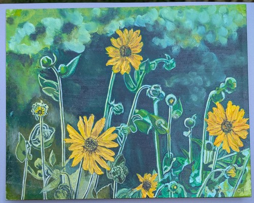 Oil painting hand - painting, hand-painted
