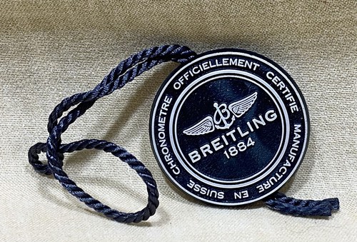 Breitling watch tag hangtag - breitling,