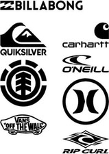 set of surfboard skateboard