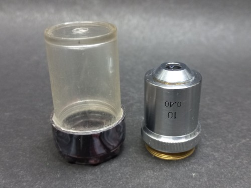 Soviet vintage microscope lens - vintage,