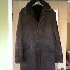 SALE! MADE IN ENGLAND BAILY'S of GLASTONBURY MANS GENUINE SHEEPSKIN COAT SIZE 42