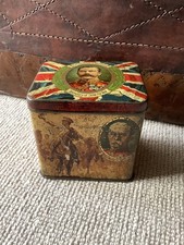 Antique Horniman’s Pure Tea Advertising Tin - CWW1 - Kitchener, Boy Scout etc