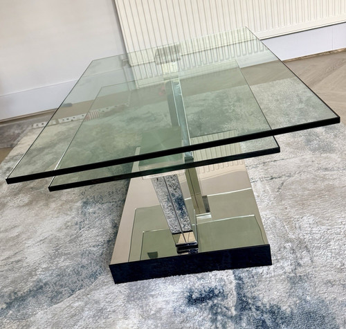 Rectangular clear glass coffee - rectangular,
