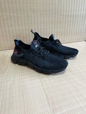 Marc Ecko UNLTD. Men's Black Lace Up Low Top Comfort Sneakers Shoes Size Uk 9 