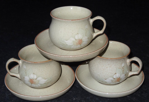 Denby daybreak tea cups - denby,