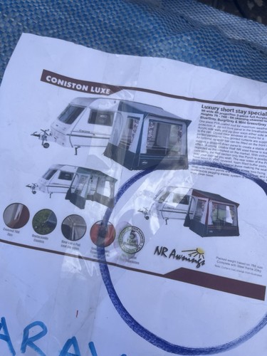 Caravan porch awning - caravan,