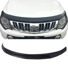For Mitsubishi L200 Triton 2015-2018 Front Bonnet Guard Protector Black Tinted