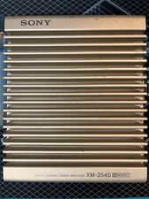 Sony XM-2540 25w x4 4 Channel 1990s Car Audio Amplifier -=OLD SCHOOL=-