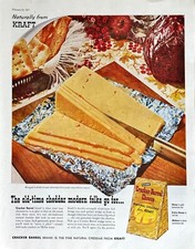 Vintage Print Ad Kraft Cracker