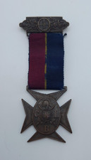 Church Lads' Brigade Service Medal, Estimated WWI, Good Condition, Bronze Medal