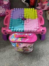 Mega Bloks Bundle And Table