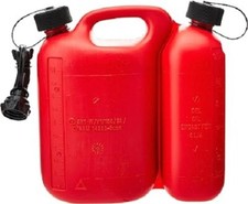 OREGON Chainsaw Combi Fuel Can Petrol & Oil Red Container 562407 RED